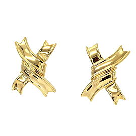 Tiffany & Co 18K Yellow Gold Earrings G0065