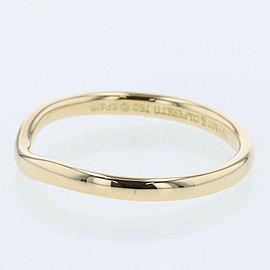 TIFFANY & Co 18k Yellow Gold Curved Ring LXGBKT-641