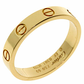 CARTIER 18k 18 Yellow Gold mini love ring