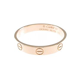 Cartier 18K Pink Gold Mini Love Ring LXGYMK-533