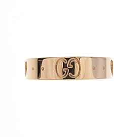 GUCCI 18K Pink Gold Icon Amor Ring LXGYMK-757