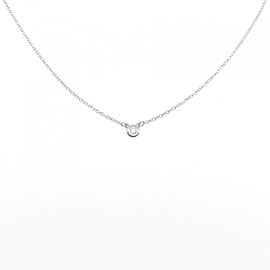 Tiffany & Co 925 Silver Diamond By the Yard Necklace E1121