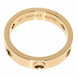 LOUIS VUITTON 18K Pink Gold Ring US (4) LXGQJ-611