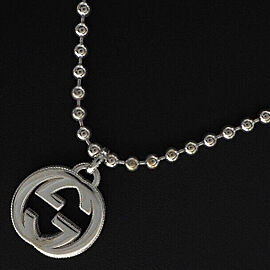 GUCCI Ball chain Interlocking G Necklace LXNK-250