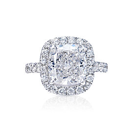 Remi Carat G IF Cushion Cut Diamond Engagement Ring in 18k White Gold