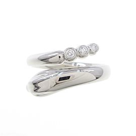 TIFFANY & Co 950 Platinum Diamond Ring LXGYMK-870