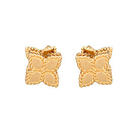 Roberto Coin 18K Yellow Gold Small Princess Flower Earrings
