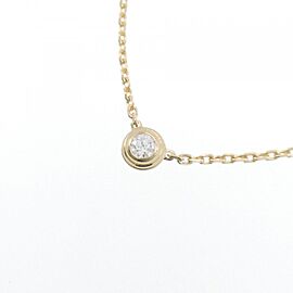 Cartier 18K Yellow Gold d'Amour Diamond Necklace E0240