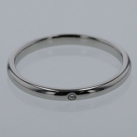 TIFFANY & Co 950 Platinum Stacking Ring LXGBKT-606