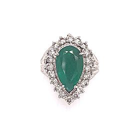 Diamond Emerald Ring 7.50 TCW 18 KT GIA Certified $8,950
