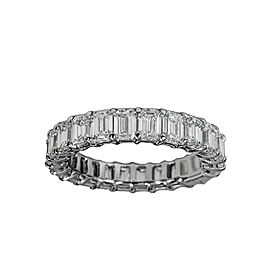 Eternity Diamond Wedding Ring in White Gold, 4.4ct