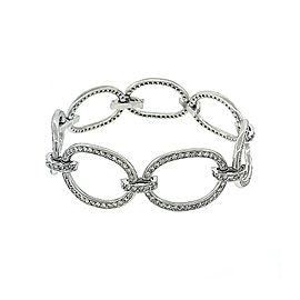 Large Oval Diamond Link Bracelet