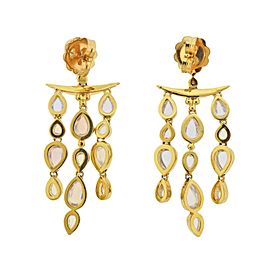Temple St. Clair Moonstone Diamond Gold Chandelier Earrings