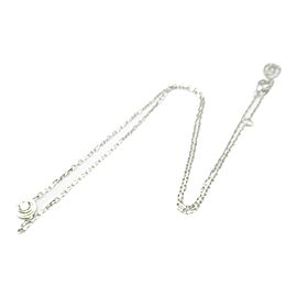 Cartier 18K White Gold Diamant Legers de pendant Necklace
