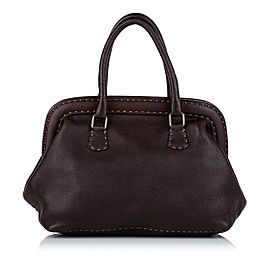 Fendi Selleria Leather Handbag