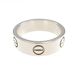 Cartier 18K white Gold Love Ring LXGYMK-553
