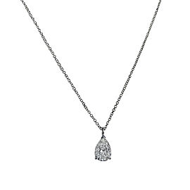 Tiffany&Co. Platinum Pear Shaped Diamond Necklace