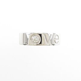 Cartier Love 18k White Gold Diamond Ring