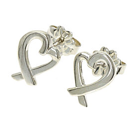 TIFFANY & Co 925 Silver Loving heart earring QJLXG-1572