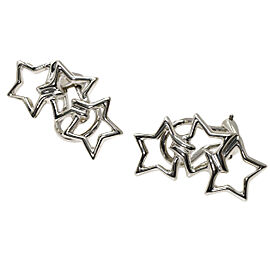 TIFFANY & Co 925 Silver Triple star Earring QJLXG-2478