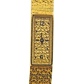 Van Cleef & Arpels Gold Backwind Watch Bracelet