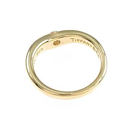 TIFFANY & Co 18K Yellow Gold Curved Ring LXGYMK-910