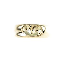 TIFFANY & Co 18K Yellow Gold Heart Ring LXGYMK-841