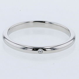 TIFFANY & Co 950 Platinum Stacking band Ring LXGBKT-1033