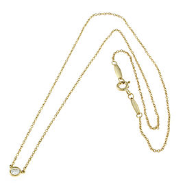 TIFFANY& 18K Yellow Gold Necklace LXKG-598