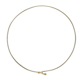 Tiffany & Co. 925 Sterling Silver & 18K Yellow Gold Choker Necklace