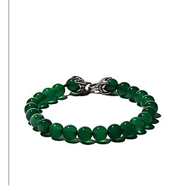 David Yurman Green Onyx Spiritual Bead Bracelet