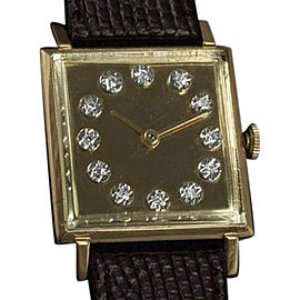 Jaeger-LeCoultre Vintage 18K Gold Mens Watch