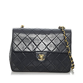 Chanel Timeless CC Lambskin Leather Flap Bag