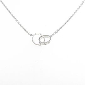 Cartier 18k White Gold Baby Love Necklace LXGYMK-118