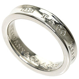 TIFFANY & Co 925 Silver 1837 Narrow Ring US 4.75 QJLXG-1429