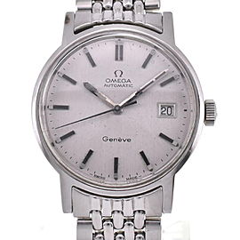 OMEGA Geneva 166.0098 Date Silver Dial Cal.1481 Automatic Watch LXGJHW-254