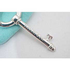 Tiffany & Co Sterling Silver Oval “New York” Key Pendant Charm Lxmda-595