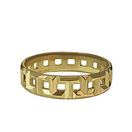Tiffany T True Wide Yellow Gold Ring,