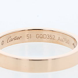 CARTIER 18k Pink Gold Engraved Ring LXGBKT-657