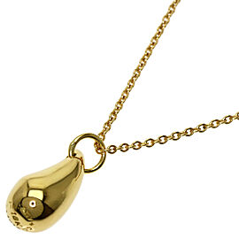 TIFFANY & Co 18K Yellow Gold teardrop Necklace