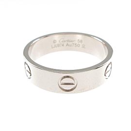 Cartier 18K white Gold Love Ring LXGYMK-353