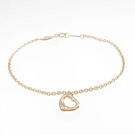 TIFFANY & Co 18K Pink Gold Open Heart Bracelet LXGKM-105
