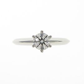 TIFFANY & Co 950 Platinum Classic Solitaire Ring LXGYMK-929