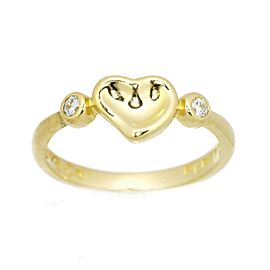 TIFFANY & Co 18K Yellow Gold Ring US 4.5 SKYJN-155