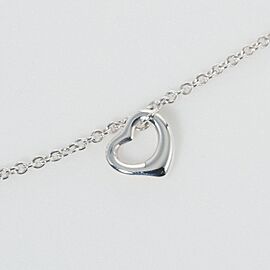 Tiffany & Co 925 Silver Open heart Bracelet LXNK-730
