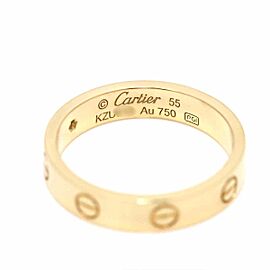 CARTIER 18K Yellow Gold Ring US 7.25 SKYJN-235