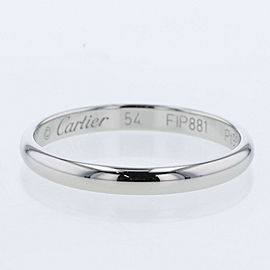 CARTIER 950 Platinum 1895 Wedding Ring LXGBKT-900