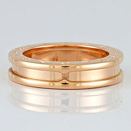 BVLGARI 18K Pink Gold Ring US4,EU47 LXKG-757