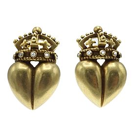 B. Kieselstien Cord Diamond 18 Karat Gold Earrings