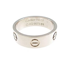 Cartier 18K White Gold Love ring LXGYMK-540